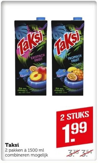 Coop Taksi aanbieding