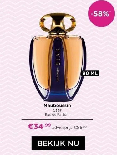 ICI Paris XL Mauboussin star eau de parfum aanbieding
