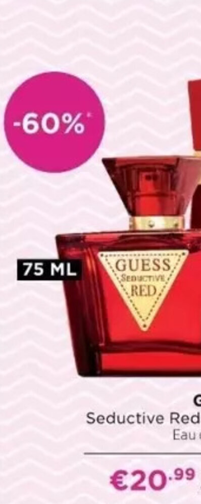 ICI Paris XL Guess seductive red for women 75 ML aanbieding