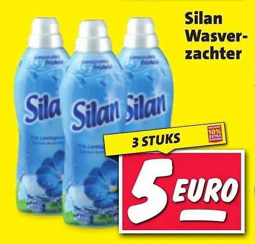 Nettorama Silan wasverzachter aanbieding