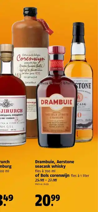 Poiesz Drambuie, Aerstone seacask whisky fles à 700 ml aanbieding