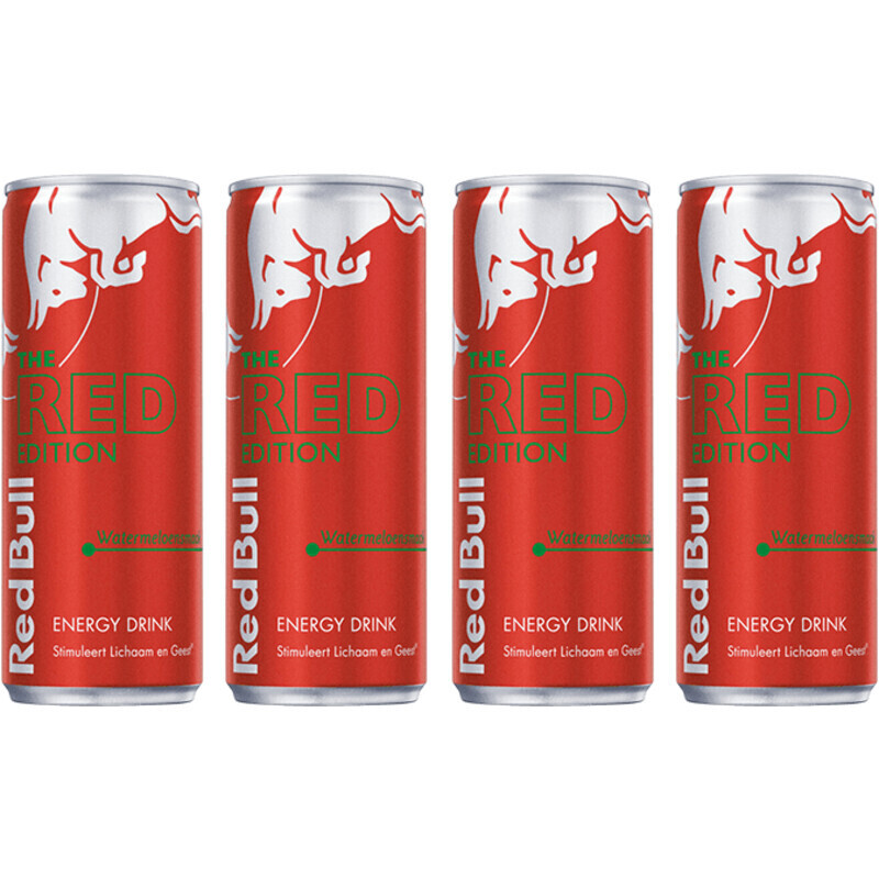 Albert Heijn Red bull energy drink watermeloen aanbieding