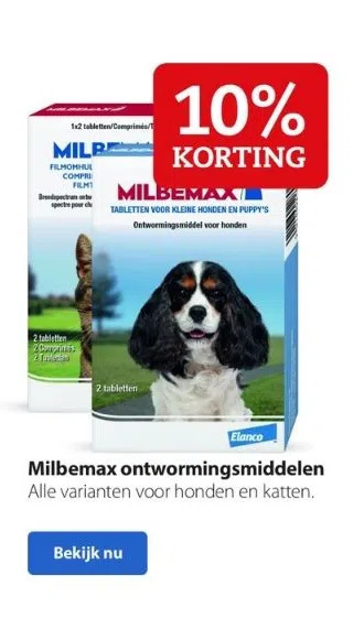Pets Place Milbemax ontwormingsmiddelen aanbieding