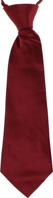 Bol.com Kinderstropdas effen bordeaux-38cm aanbieding