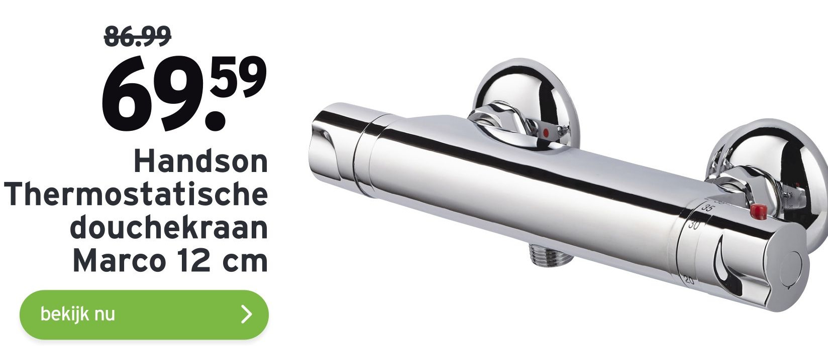 Handson Thermostatische douchekraan aanbieding bij GAMMA