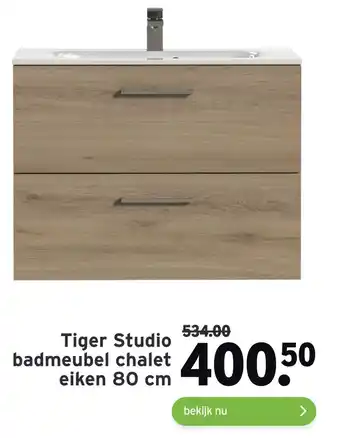 GAMMA Tiger Studio badmeubel chalet aanbieding