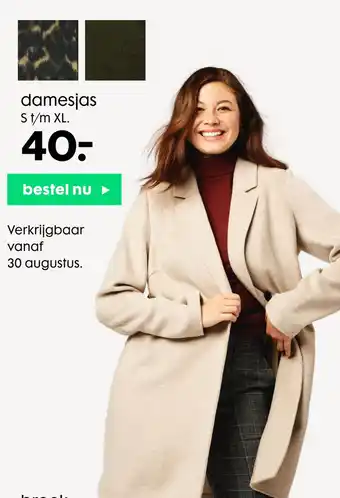 HEMA damesjas aanbieding