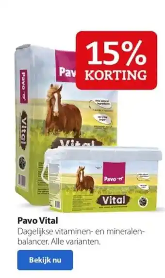 Pets Place Pavo vital aanbieding