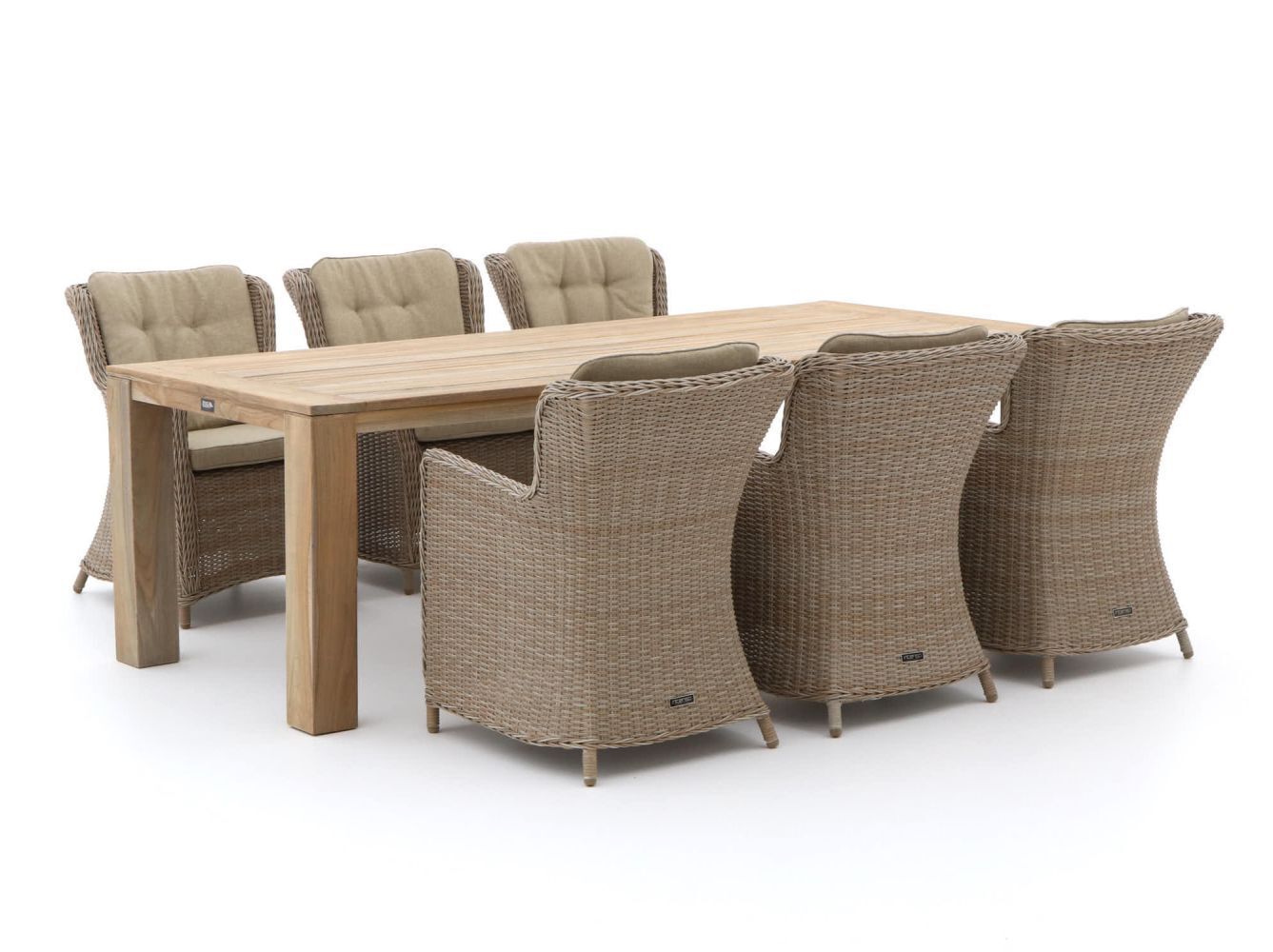 Kees Smit Intenso milano/rough-x 240cm dining tuinset 7-delig - laagste prijsgarantie! aanbieding