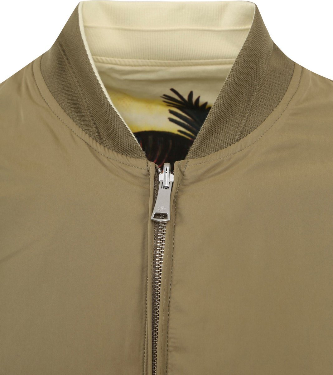 Bol.com Scotch and soda - reversible bomberjas groen - maat m - regular-fit aanbieding