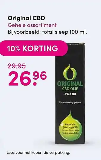 DA Original CBD aanbieding