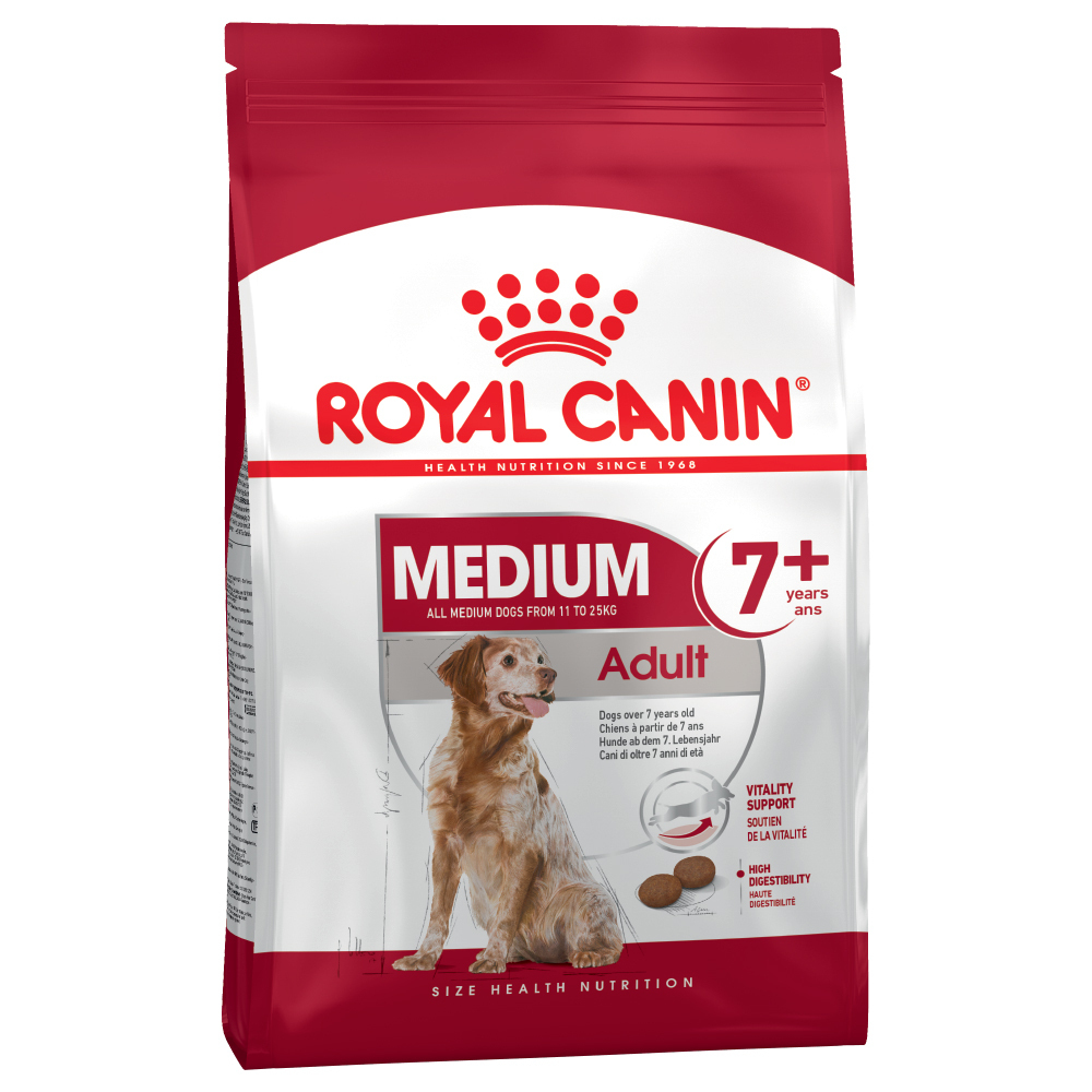 Zooplus Royal canin medium adult 7+ hondenvoer - 10 kg aanbieding