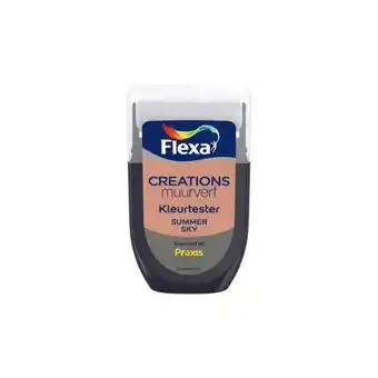 Praxis Flexa muurverf tester creations summer sky 30ml aanbieding