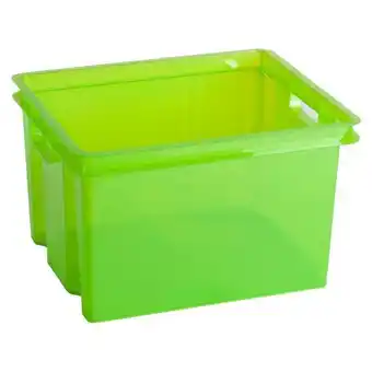 Praxis Keter opbergbox crownest pvc 30 l pvc lasergroen aanbieding