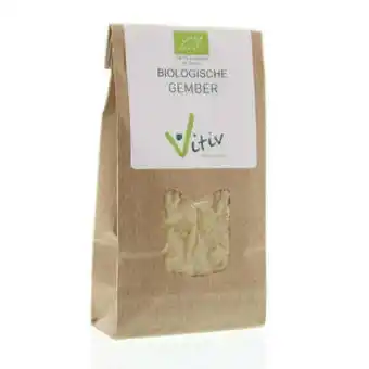 Vitamins Vitiv gember gemalen bio 100 gram aanbieding