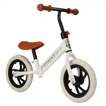 Top1Toys Loopfiets grijs 12 inch xqmax aanbieding