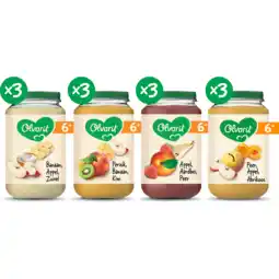 Jumbo Olvarit variatiemenu fruit 6 mnd 6+ maanden 200g aanbieding