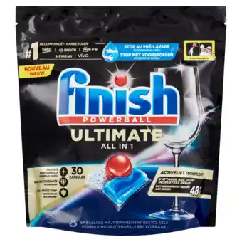 Jumbo Finish powerball ultimate all in 1 30 stuks 387g aanbieding