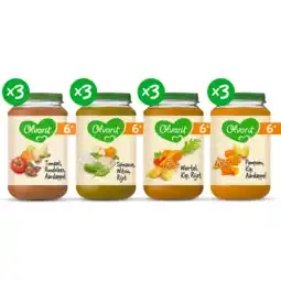 Jumbo Olvarit variatiemenu maaltijd 6 mnd 6+ maanden 200g aanbieding