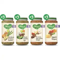 Jumbo Olvarit variatiemenu maaltijd 15 mnd 15+ maanden 250g aanbieding