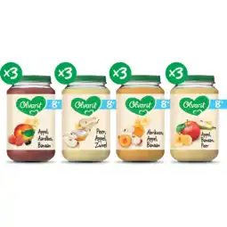 Jumbo Olvarit variatiemenu fruit 8 mnd 8+ maanden 200g aanbieding
