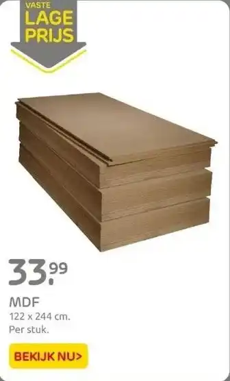 Praxis Mdf aanbieding