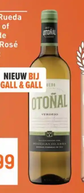 Gall & Gall Otoñal Rueda Verdejo 2021/2022 aanbieding