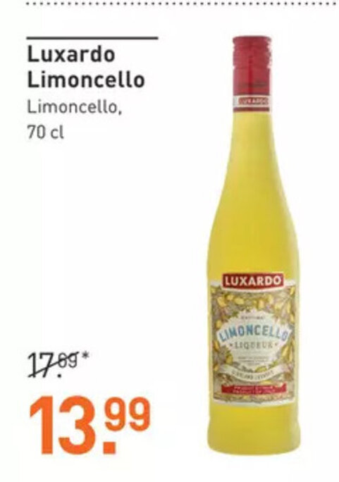 Gall & Gall Luxardo Limoncello, 70 cl aanbieding