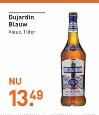 Gall & Gall Dujardin Blauw Vieux, 1 liter aanbieding