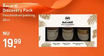 Gall & Gall Bacardi Discovery Pack 30 cl aanbieding