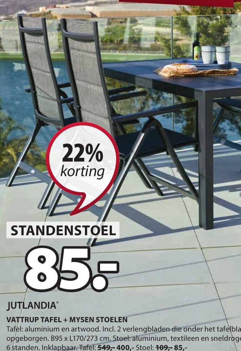 Jysk JUTLANDIAⓇ STANDENSTOEL aanbieding