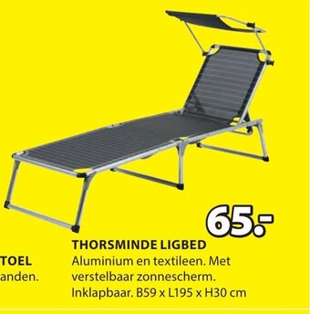 Jysk THORSMINDE LIGBED B59 x L195 x H30 cm aanbieding