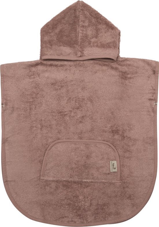 Bol.com Timboo poncho mellow mauve - bamboe - extra zacht - handdoek - 1/4 jaar - paars aanbieding