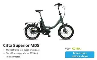 Stella fietsen Citta superior mds aanbieding