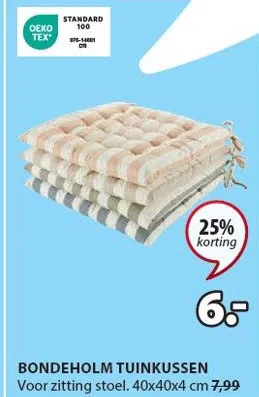 Jysk Bondeholm tuinkussen aanbieding