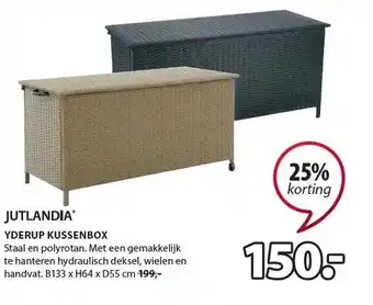 Jysk Jutlandia yderup kussenbox aanbieding