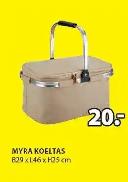 Jysk Myra koeltas aanbieding