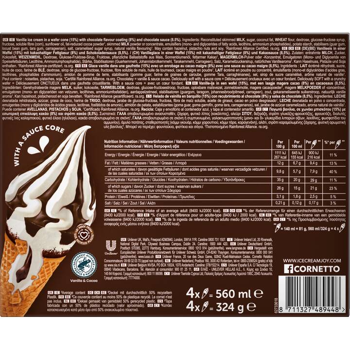 softijs chocolatey 4 x 140ml aanbieding bij Jumbo