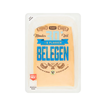 Jumbo Jumbo belegen kaas 30+ plakken 190g aanbieding