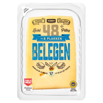 Jumbo Jumbo belegen kaas 48+ plakken 190g aanbieding