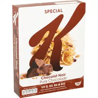 Jumbo Kellogg's special k pure chocolade ontbijtgranen 300g aanbieding