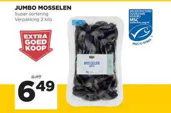 Jumbo Jumbo mosselen 2 kilo aanbieding