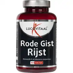 Albert Heijn Lucovitaal rode gist rijst capsules aanbieding