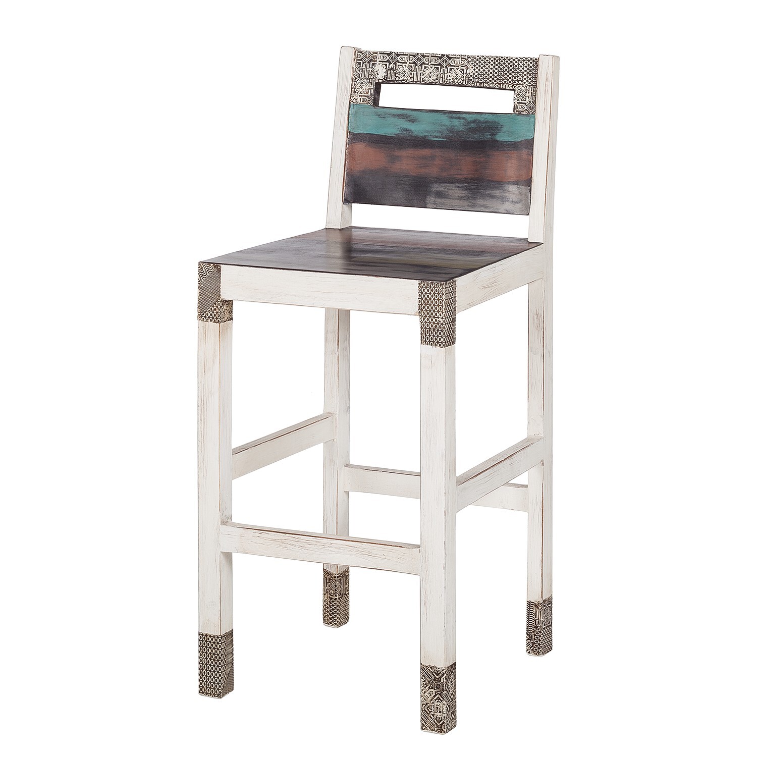 Home24 Barkruk goa white aanbieding