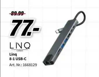 MediaMarkt Lnq linq 8-1 usb-c aanbieding