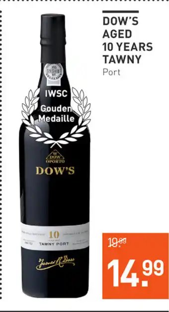 Gall & Gall Dow's Aged 10 years Tawny port aanbieding