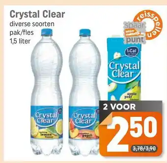 Dagwinkel Crystal clear 1,5 liter aanbieding