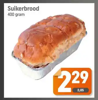 Dagwinkel Suikerbrood 400 gram aanbieding