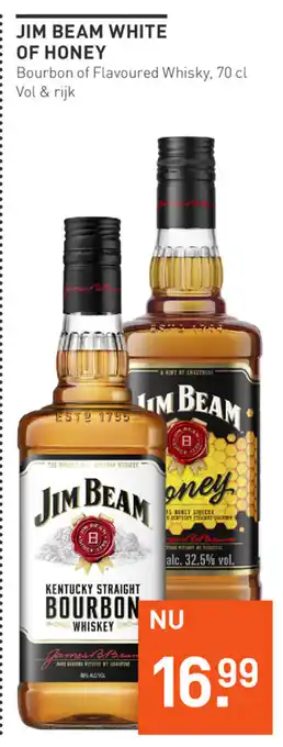 Gall & Gall Jim Beam White of Honey Whisky 700ml aanbieding