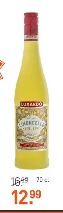 Gall & Gall Luxardo Limoncello 700ml aanbieding